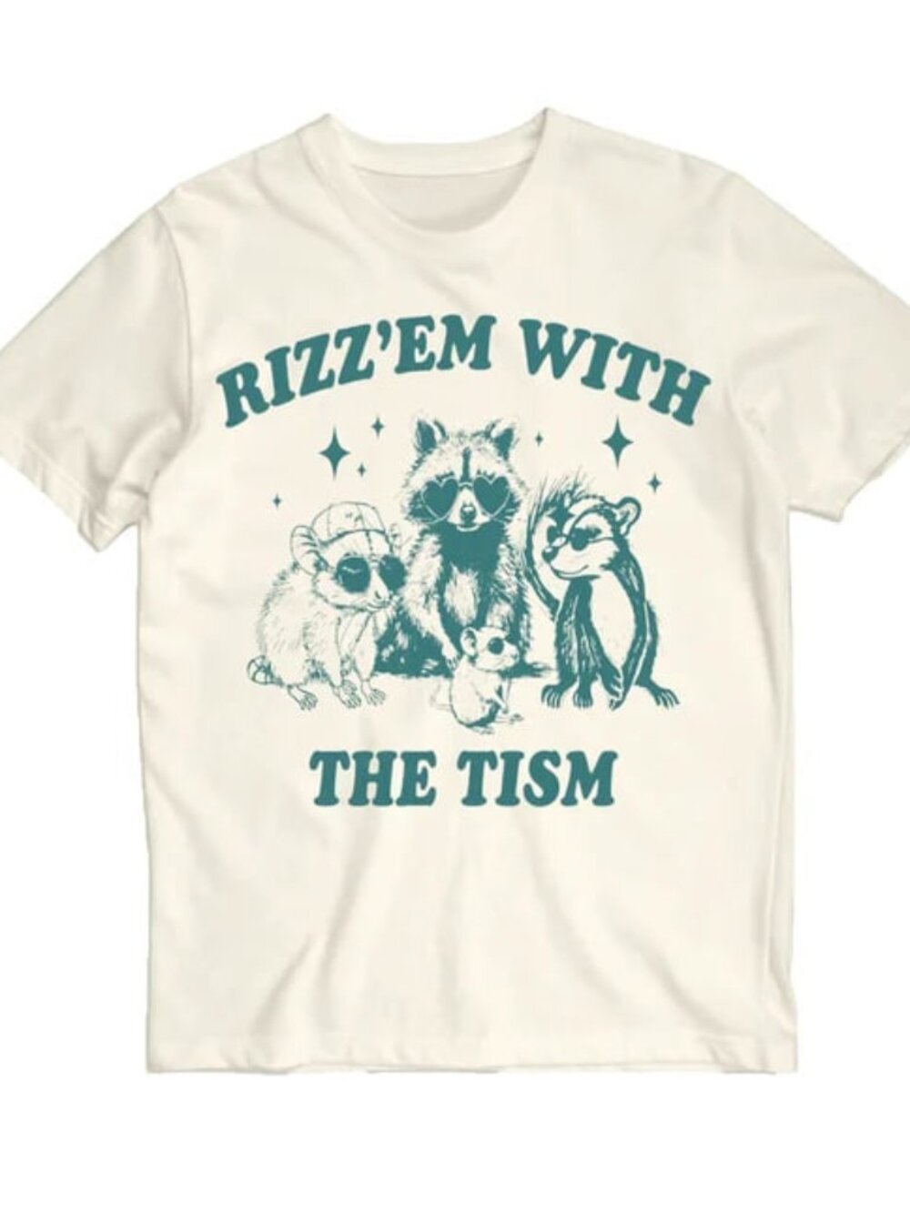 Retro Funny Raccoon Graphic Shirt, Autism Awareness Tee, Funny Animal Shirt Gift